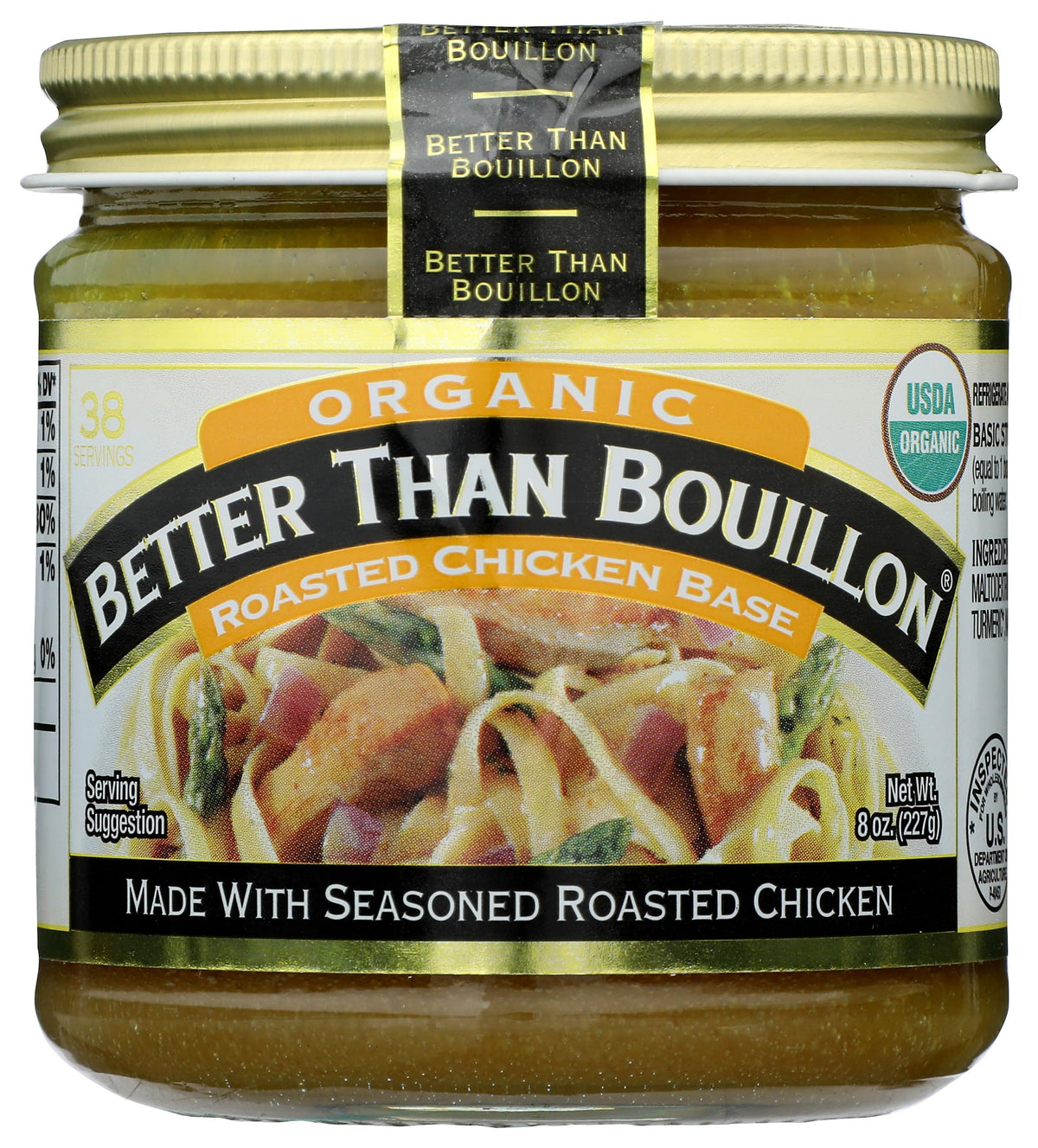 Organic Roasted Chicken Base by Better Than Bouillon – 8 Ounce (Pack of 1), Model 0098308002802
