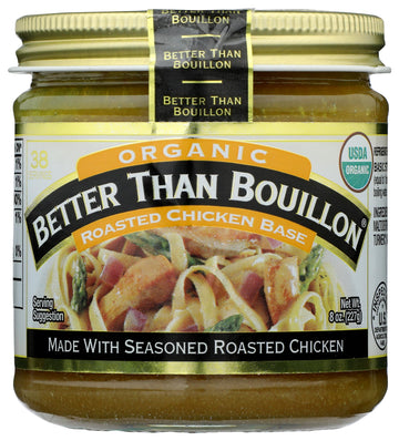 Organic Roasted Chicken Base by Better Than Bouillon – 8 Ounce (Pack of 1), Model 0098308002802