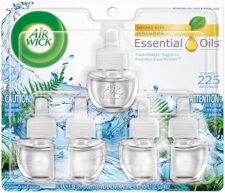 Air Wick Scented Oil Refill, Fresh Waters, 5 refills (5x .67) oz (Pack of 7)