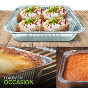 Stock Your Home 60 / 60 Count / Silver Cake Pans