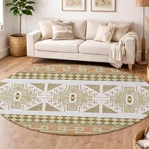 Addison Rugs Chantille ACN2683 Celery 8' x 8' Indoor/Outdoor, Machine Washable, Easy Clean, Non Shedding, Bedroom, Living Room, Dining Room, Kitchen, Patio Round Rug