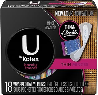 U by Kotex Barely There Liners, Light Absorbency, Unscented