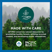 Georgia-Pacific 1000 Feet (Pack of 8) / Pacific Blue Basic / White Paper & Plastic