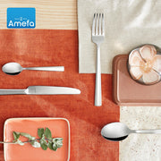 Amefa Moderno / 3.35" H x 9.84" L x 4.5" W / Casual Flatware Sets