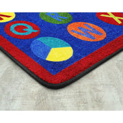 Alpha-Dots Rug by Joy Carpets – 7'8" x 10'9" (Rectangular), Nylon, Multi Color, Model 1801D-01