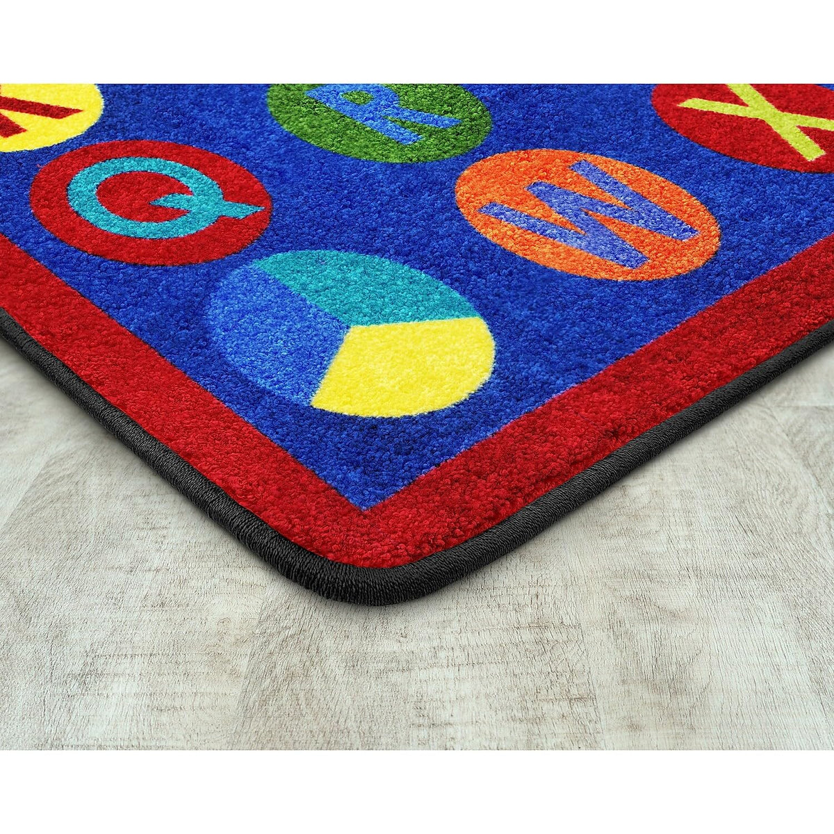 Alpha-Dots Rug by Joy Carpets – 7'8" x 10'9" (Rectangular), Nylon, Multi Color, Model 1801D-01