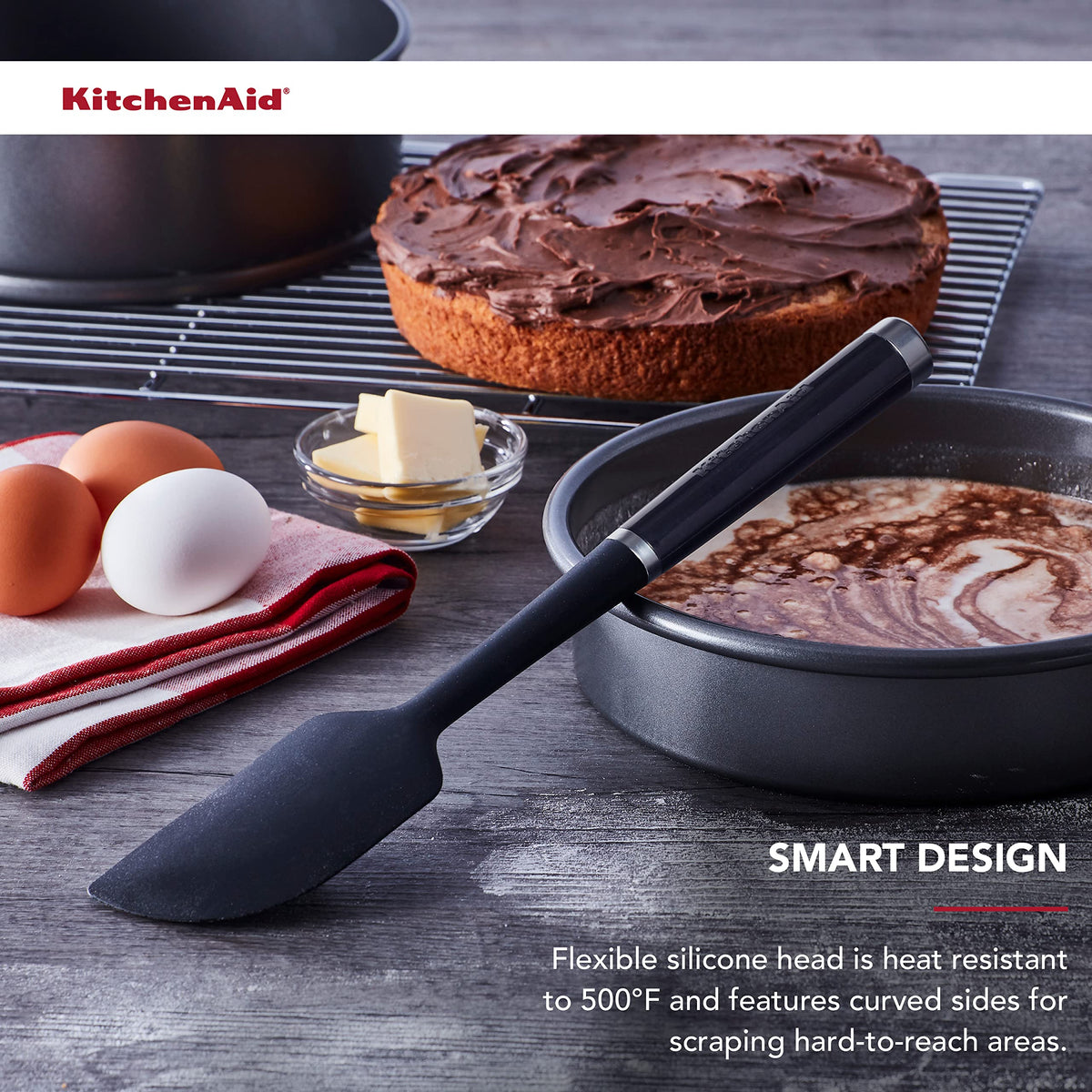 KitchenAid One Size / Onyx Black / 1 Spatulas