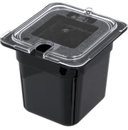 Carlisle FoodService Products Black / 6 Inches / Pack of 6 Storage & Transport