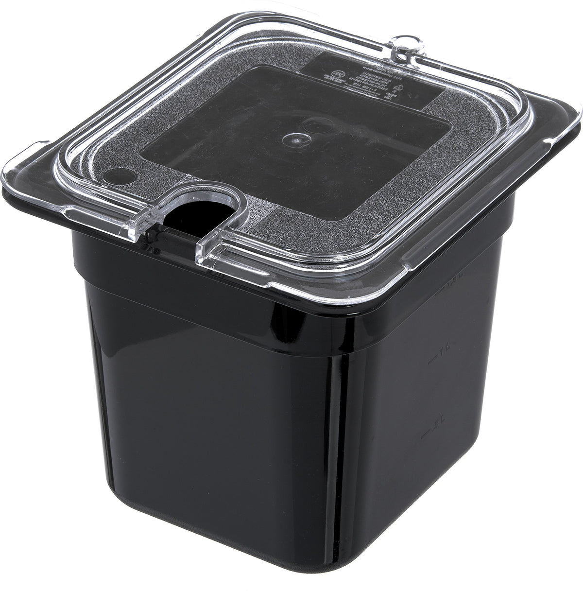 Carlisle FoodService Products Black / 6 Inches / Pack of 6 Storage & Transport