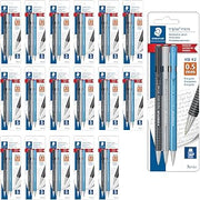 STAEDTLER Triplus Micro 0.5mm Mechanical Pencils #2, 18 Pack, 54 count | 3 pieces per set, Retractable & Refillable #2 Pencils with Twist Erasers