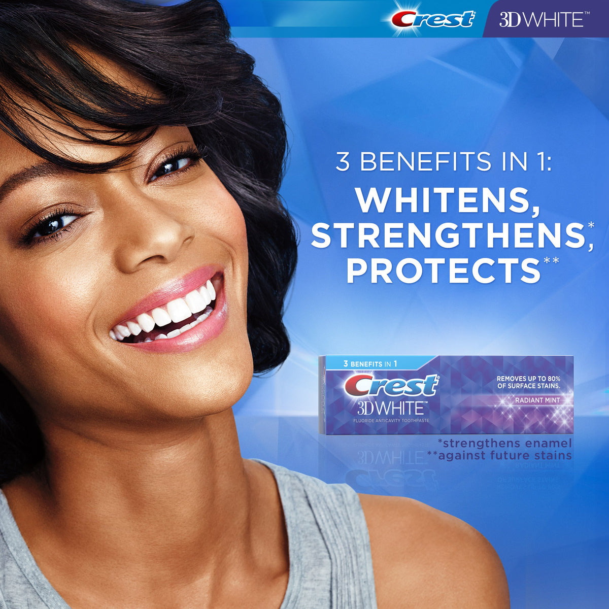 3d White Whitening Toothpaste by Crest – 0.85 Ounce (Pack of 36), Pack of 36, Model 26151