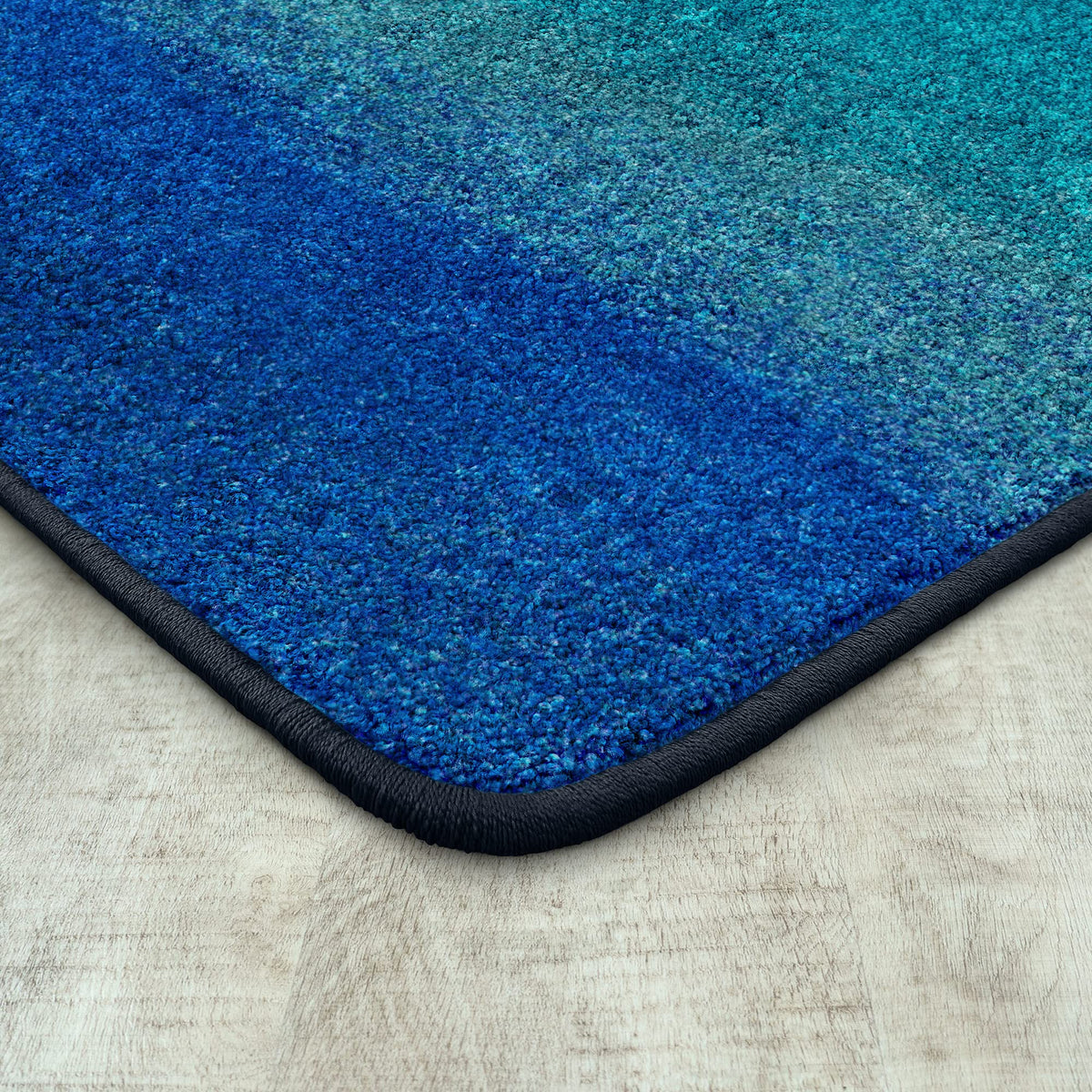 Colorwash 10'9" x 13'2" Area Rug in Color Marine by Joy Carpets – 10'9" x 13'2" (Rectangular), Nylon, Marine, Model 2144G-01