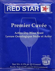 Red Star Premier Cuvee Wine Yeast, 5g - 5-Pack