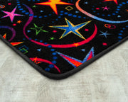 Fluorescent Have A Blast 4' x 6' Area Rug by Joy Carpets – 4' x 6' (Rectangular), Nylon, Fluorescent, Model 469N