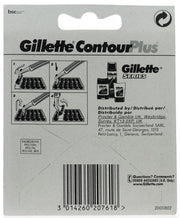 Original Contour Plus Cartridges - 10 Pack by Gillette – 1 Count (Pack of 10), Pack of 2, Model 5841821207
