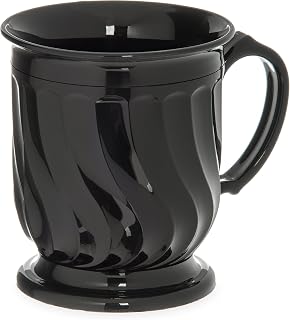 DINEX Turnbury, Plastic, 8 Ounces, Onyx (Set of 48)
