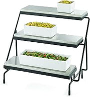 Tablecraft Products CW40309C Stand with Half Long Size Cooling Plate, 24¾X17X19¾"