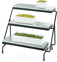 Tablecraft Products CW40309C Stand with Half Long Size Cooling Plate, 24¾X17X19¾"