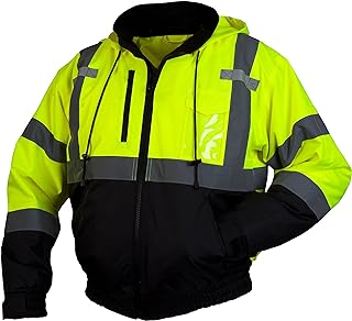 Pyramex RJ31 Series Waterproof Bomber Safety Jacket With Fleece