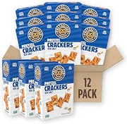 PRETZELIZED Snacks PRETZELIZED Pretzel Crackers, Sea Salt Flavored, 6.5oz Box (Pack of 12)