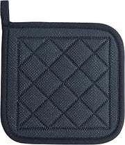 Winco 8" x 8" Black Neoprene Pot Holder | Great for Organization, Storage, Service Counters and Foodservice