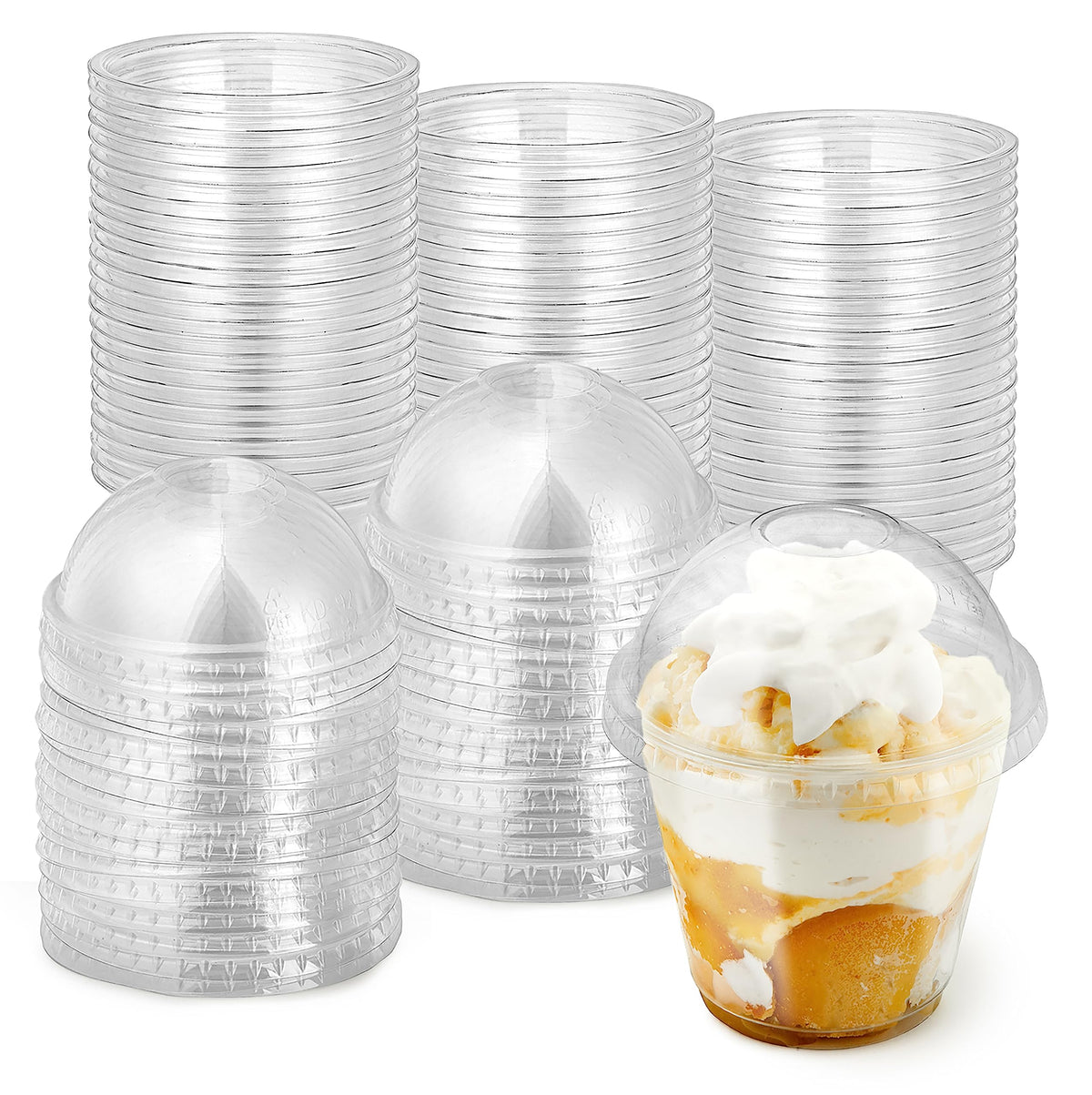 Stock Your Home 9 Ounce / Transparent / Modern Cups