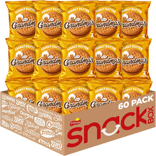 Peanut Butter Cookies by Grandma's – 2.5 Ounce (Pack of 60), chocolate, Pack of 60, Model 45091