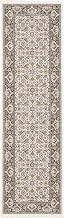 Oriental Weavers Maharaja Area Rug - 2061N - 2'3" x 7'6" - in Ivory/Grey - Vintage Inspired, Stain Resistant, Family and Pet Friendly, Entryway, Hallway Runner Rug