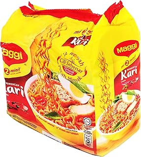 Maggi 2 Minute Noodles Curry Flavour - 79g - Pack of 5