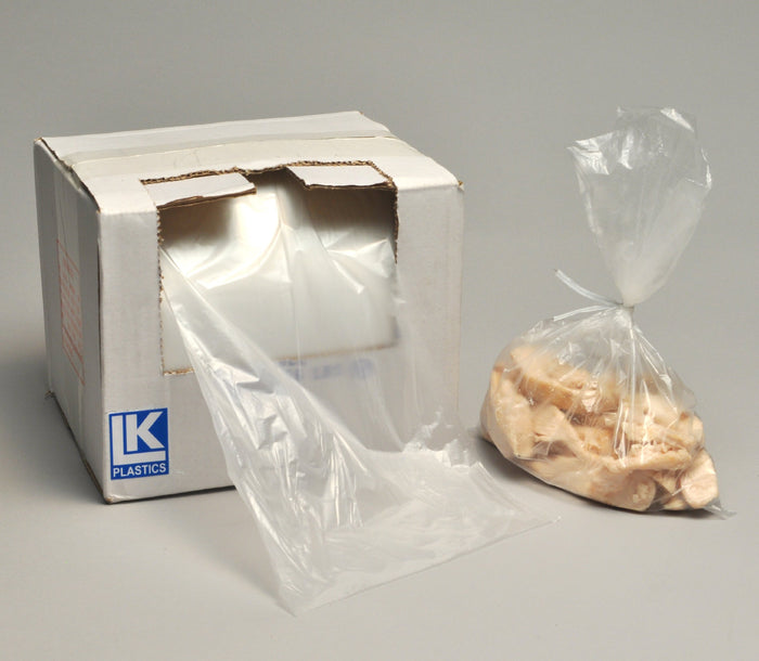 Elkay Plastics BOR121824 1.1 mil Utility Bags on Rolls with Twist Ties, 18" x 24", Clear (Pack of 250)