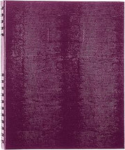 Blueline NotePro™ Executive Notebook, Indexing System, Refillable, Hard Cover, 10.75" x 8.5", 300 Ruled Pages, Grape (A10300.RAS)