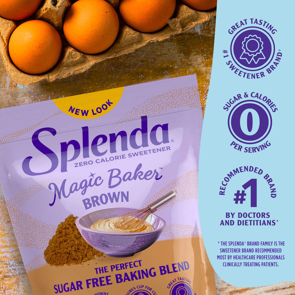 SPLENDA Brown / 16 Ounce (Pack of 1) / 1 Stevia