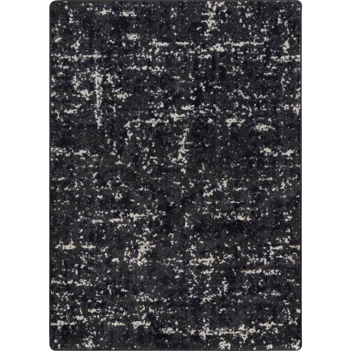 Stretched Thin 3'10" x 5'4" Area Rug in Color Onyx by Joy Carpets – 3'10" x 5'4" (Rectangular), Nylon, Onyx, Model 2130B-04
