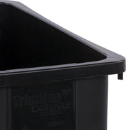 Carlisle FoodService Products 4 / 23 Gallon (Pack of 4) / Black Kitchen Trash Cans