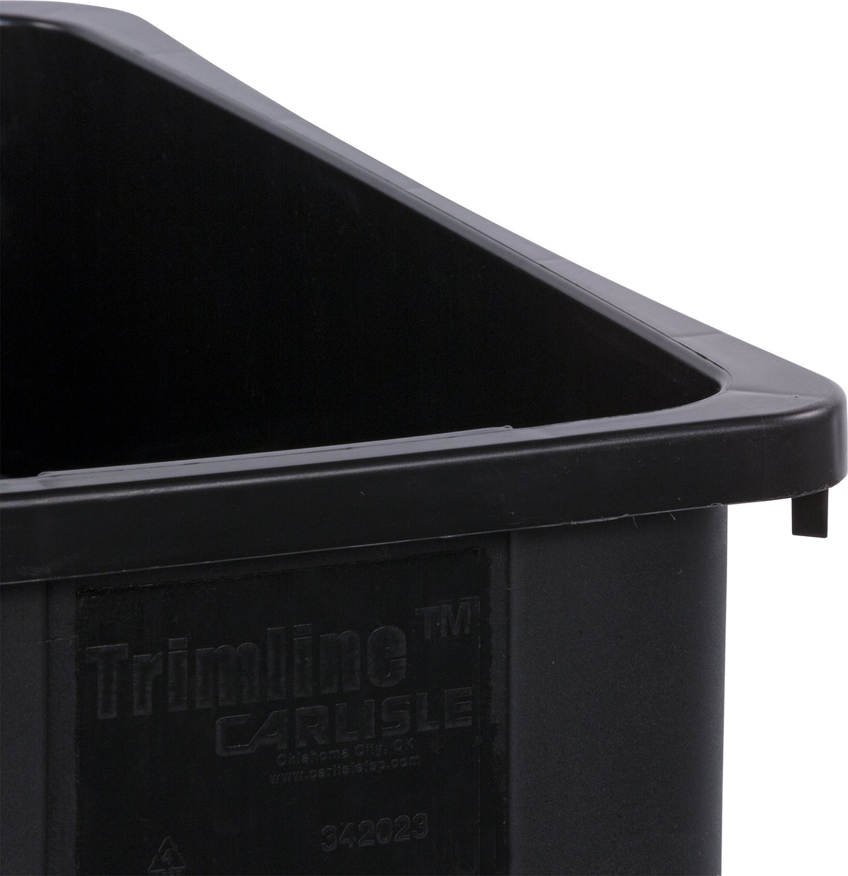 Carlisle FoodService Products 4 / 23 Gallon (Pack of 4) / Black Kitchen Trash Cans
