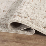 Beau Collection Beige Area Rug - 5' x 8' - Medallion Pattern by Abani – 5' x 8' (Rectangular), Polypropylene, Beige, Model BEA130A-5
