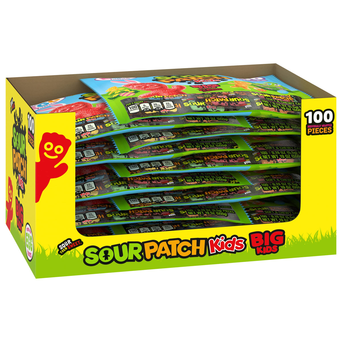 Sour Patch Kids Mixed-Fruit / 19 Ounce (Pack of 10) / 1 Gummy Candy