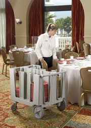 () Plastic Adjustable Dish Caddy by Cambro – Plastic, Speckled Gray, Model ADCS480