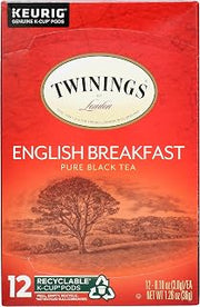 Twinings Tea English Breakfast Tea K-Cups, 12 ct