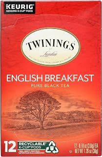Twinings Tea English Breakfast Tea K-Cups, 12 ct