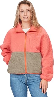 MARMOT Women's Aros Full-Zip Jacket - Sherpa Fleece with Retro Style