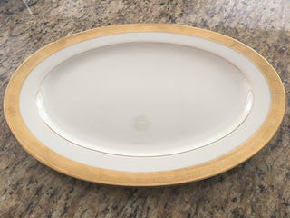 Westchester 16" Oval Serving Platter by Lenox – 3.75 LB, Ceramic, Ivory, Model 6030191