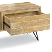 SIMPLIHOME Refined Natural / 68 inch / Rectangle Television Stands & Entertainment Centers