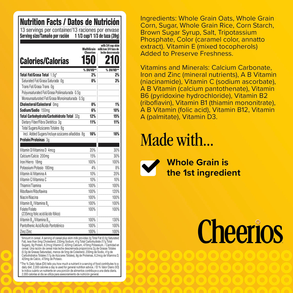 Multi Grain by Cheerios – 18 Ounce (Pack of 1), Model SVQQPE