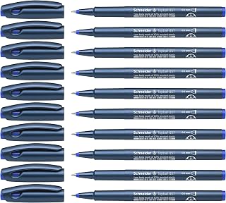 Schneider Topball 857 Rollerball 0.6mm, Box of 10, Blue (8573)