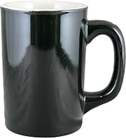 Vertex China LH-BKW Vista Log Home Mug, 3", 11 oz., Black with White (Pack of 36)