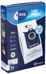 Vacuum Cleaner Bags E201B by Electrolux – 3.5 liters, Paper, White, Pack of 2, Model E201S