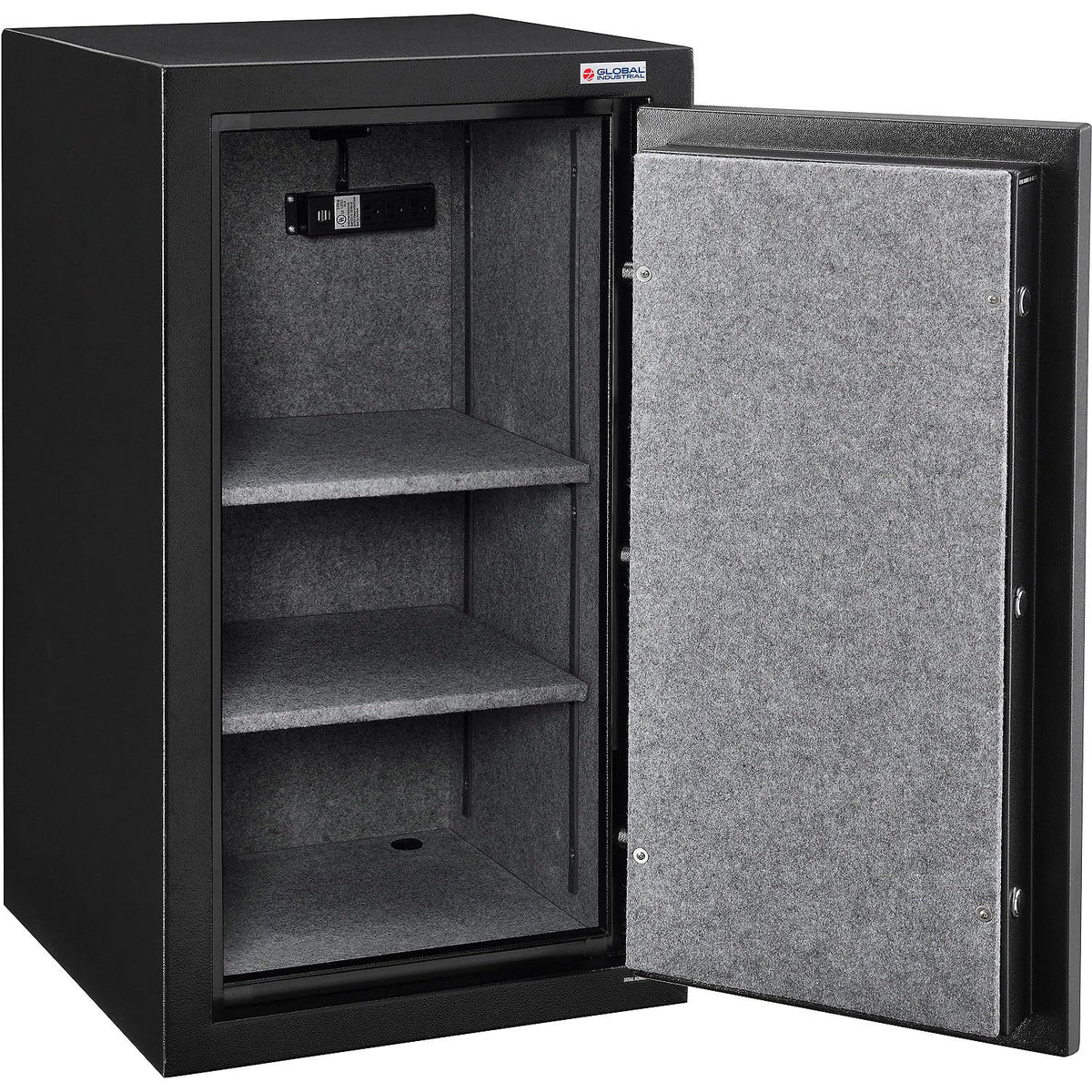Burglary & Fire Safe Cabinet with Electronic Keypad Lock by Global Industrial – 22"L x 22"W x 40"H, 6.4 cubic_feet, Gray, Model SF402020E