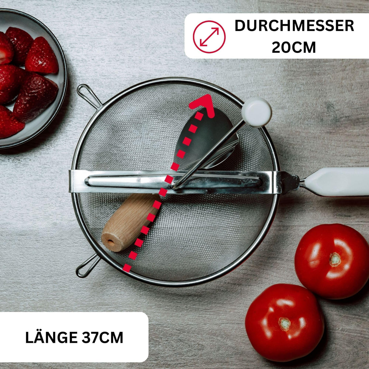Strainer/Puree Sieve Standard by Westmark – A, Plastic, Stainless Steel, Model 11972270