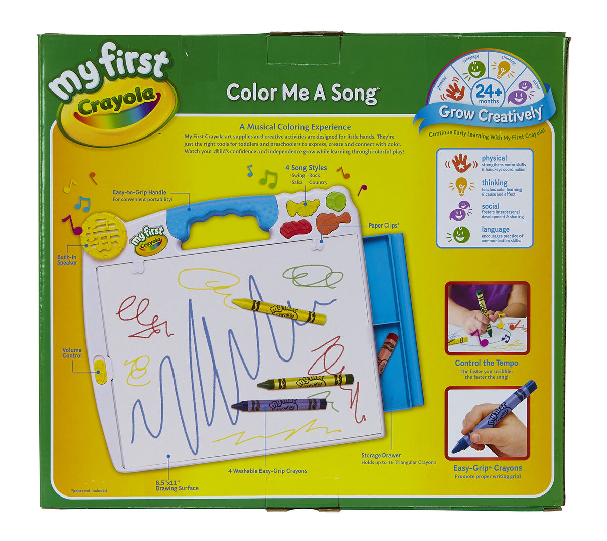 My First Color Me a Song by Crayola – Small, CRAYONS, Multi, Model 81-1364